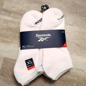 Brand New Reebok socks. 6 pack, size XL for shoe size 12-16